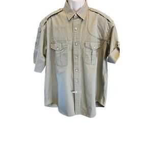 Willis & Geiger XL green 2 pocket brush poppin shooting hunting shoulder pad #